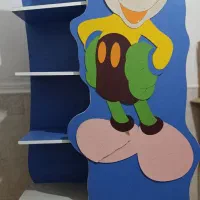 فروش کمد لباسی  با ویترین عروسکی طرح میکی موس