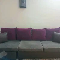 مبل ۷ نفره خارجی راحتی جنس عالی در حد نو