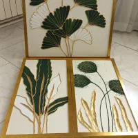 تابلو ۳ لت گل ژینگو و قاصدک