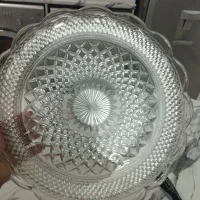 بشقاب تک و بزرگ کریستال آمریکایی