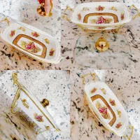 ست ظروف گل برجسته چایخوری عصرانه خوری لیلی و مجنون