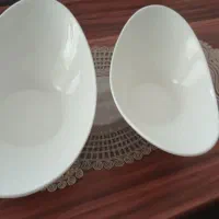 دوعددکاسه کشکول سرامیک مارک bvk