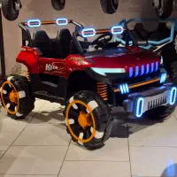 قدرتمندترین غول ماشین شارژی جیپ warwolf شش موتور