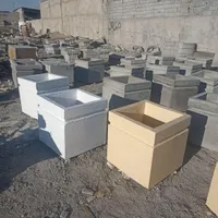 گلدان بتنی بزرگ سنگین مربع نیمکت پارکی|مصالح و تجهیزات ساختمان|تهران, شهر‌زیبا|دیوار