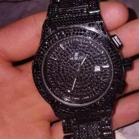 ساعت hublot فول نگین مشکی