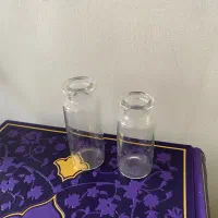 شیشه تزیینی کوچک مناسب گیفت عروسی   بدون درب ۶سانت