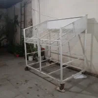 طبق آهنی و چتر بزرگ و ترازو دیجیتال