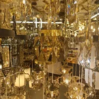 لوستر اویز ملانی استیل