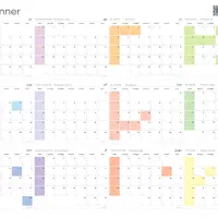 تقویم دیواری 1405 وایت برد