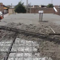 اجرای  استخر سقف ستون