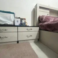 فروش سرویس خواب دوخوابه با آینه کشویی  ودراور