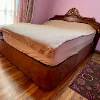تخت خواب 160 برند کم جا چوب