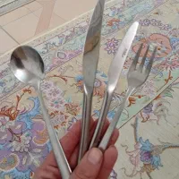 قاشق سوپ خوری.کارداستیک.کارد میوه خوری .و چنگال