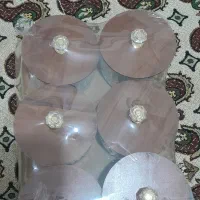 قندان پیرکس درچوبی ۶عدد