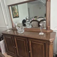 آینه وکنسول تمام چوب راش