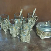 سرویس چای خوری آنتیک قدیمی سالم