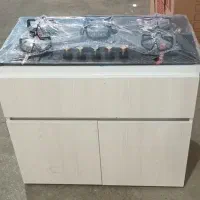 گاز طرح فر رنگ کاج صف شیشه و استیل