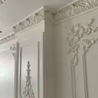 گچبری قاببندی میکروسمنت پتینه آینه کاری صخره سنگ|خدمات پیشه و مهارت|اراک, |دیوار