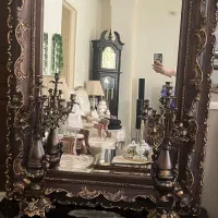 آینه و کنسول بدونه شمعدان