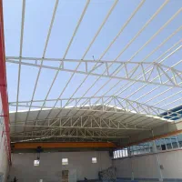 ساخت نصب اسکلت سوله خرپا سقف شیروانی ساندویچ پنل