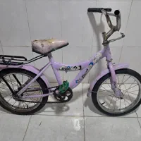 دوچرخه دخترانه صورتی سایز ۱۶