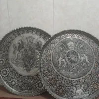 جفت مجمع مسی قلمکاری دست