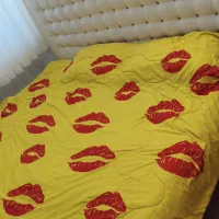 تخت مبلی چرم لمه دوز کفی خوشخواب پاتختی میز آرایش