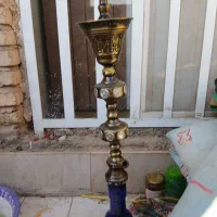 یک عدد قلیان عربی  و ۴ تا گلدان
