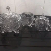 ۴دست استکان خورشیدی ب همراه ۳قندان