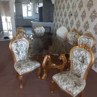 میز و صندلی غذاخوری استیل