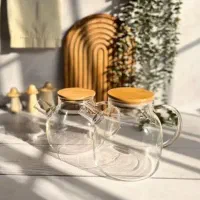 قوری شیشه ای پیرکس (۳سایز)