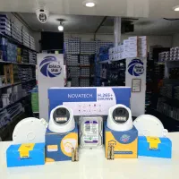 2دوربین مداربسته هارد500میکروفون دار2سال گارانتی