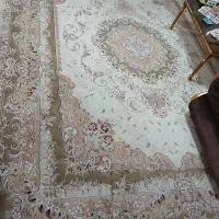 فرش ۱۲ متری  کرم رنگ