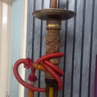 قلیان دو سیب چوبی