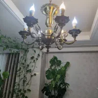 لوستر ۶ شاخه برنز اصل