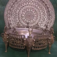 قدیمی عتیقه نوستالژی برنجی مسی