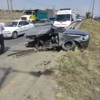 پژو پارس ۸۷ تصادفی