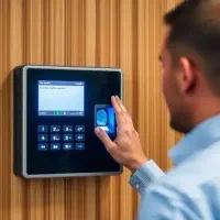 دستگاه حضور و غیاب تشخیص چهره/اثر انگشت/تردد پرسنل