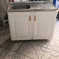 فروش ظرف شویی فلزی کاملا سالم