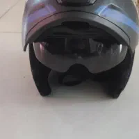کلاه کاسکت فک متحرک عینک دار در حد