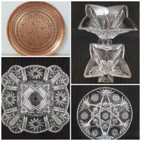 سینی، میوه خوری، زیرسیگاری، ظروف پذیرایی نو