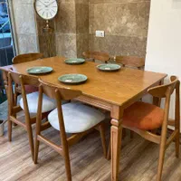 ناهار خوری تک دست ساز نگار|میز و صندلی غذاخوری|رشت, چله خانه|دیوار