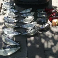 انواع چراغ و سپر  جلو وعقب و رم ایر