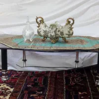 چهار عدد میز شیشه ای کاملا سالم