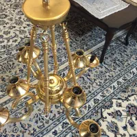 لوستر برنجی روکش طلا