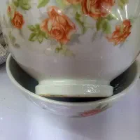۲ کاسه گل سرخی آلمانی و ۳ کاسه سفید آبگوشت خوری