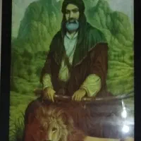 تابلو امام علی زیرخاکی چراغ دار