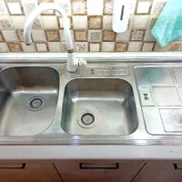 سینگ دوقلو به همراه شیر ظرفشویی و شیر تصویه