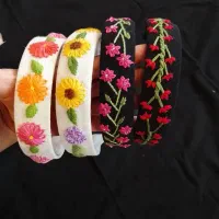 تل گلدوزی شده بادست