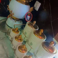 سماور گازی بهمراه پا سماوری